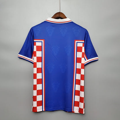 Camiseta segunda equipación de la selección de Croacia Retro 1998