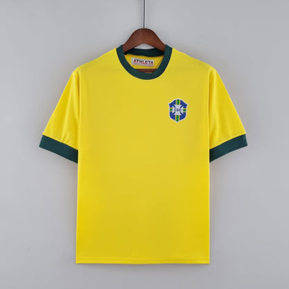 Camiseta de la selección de Brasil Retro 1970