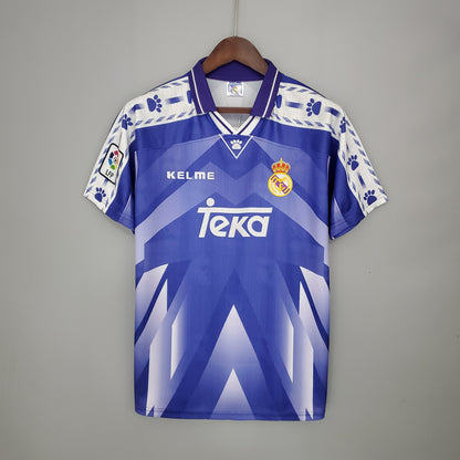 Camiseta segunda equipación del Real Madrid Retro 1996-97