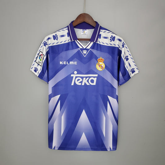 Camiseta segunda equipación del Real Madrid Retro 1996-97