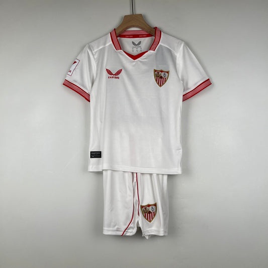 Camiseta para niños primera equipación Sevilla 2023-24