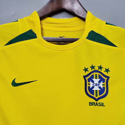 Camiseta de la selección de Brasil Retro 2002