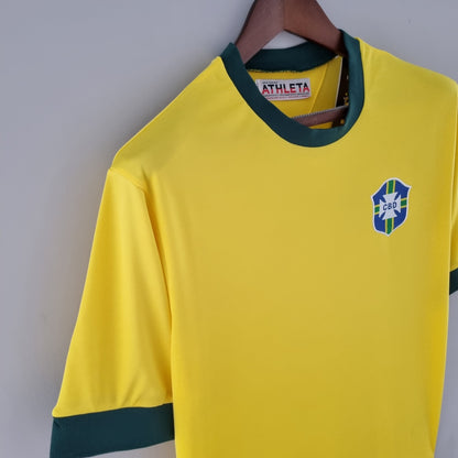 Camiseta de la selección de Brasil Retro 1970