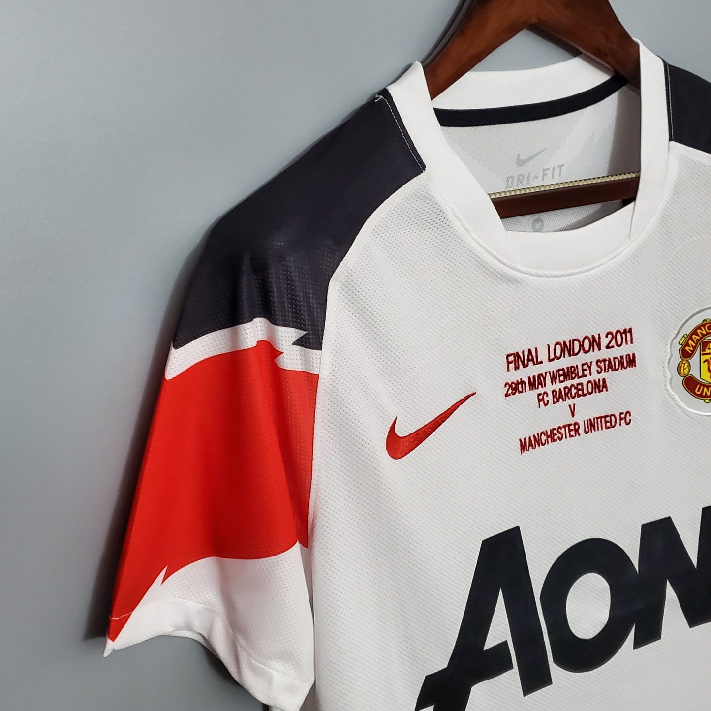 Camiseta segunda equipación del Manchester United Retro 2010-11