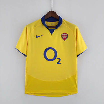 Camiseta tercera equipación del Arsenal Retro 2003-04