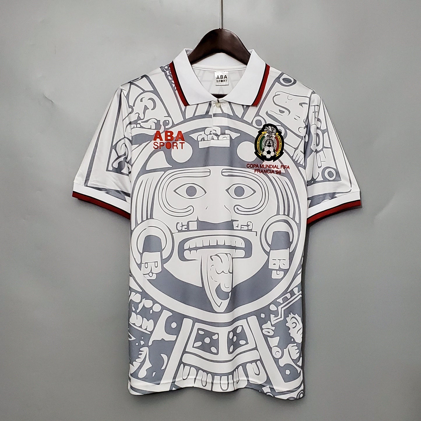 Camiseta segunda equipación de la selección de Mexico Retro 1998