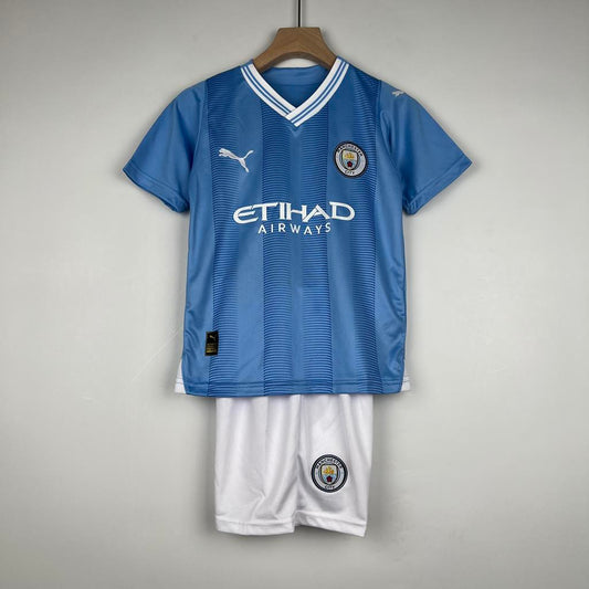 Camiseta para niños primera equipación Manchester City 2023-24