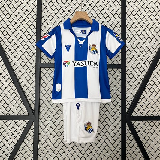 Camiseta para niños primera equipación Real Sociedad 2024-25