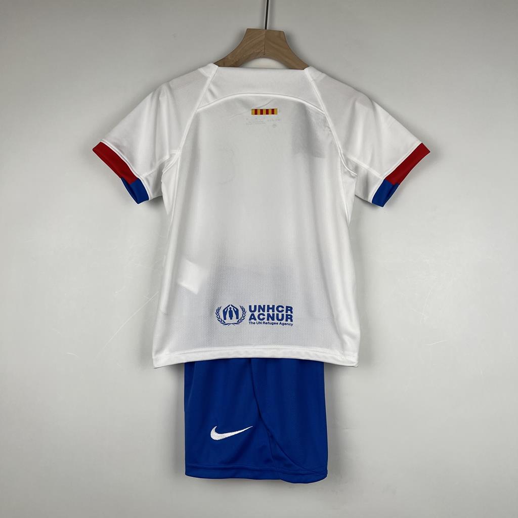 Camiseta para niños segunda equipación Barcelona 2023-24