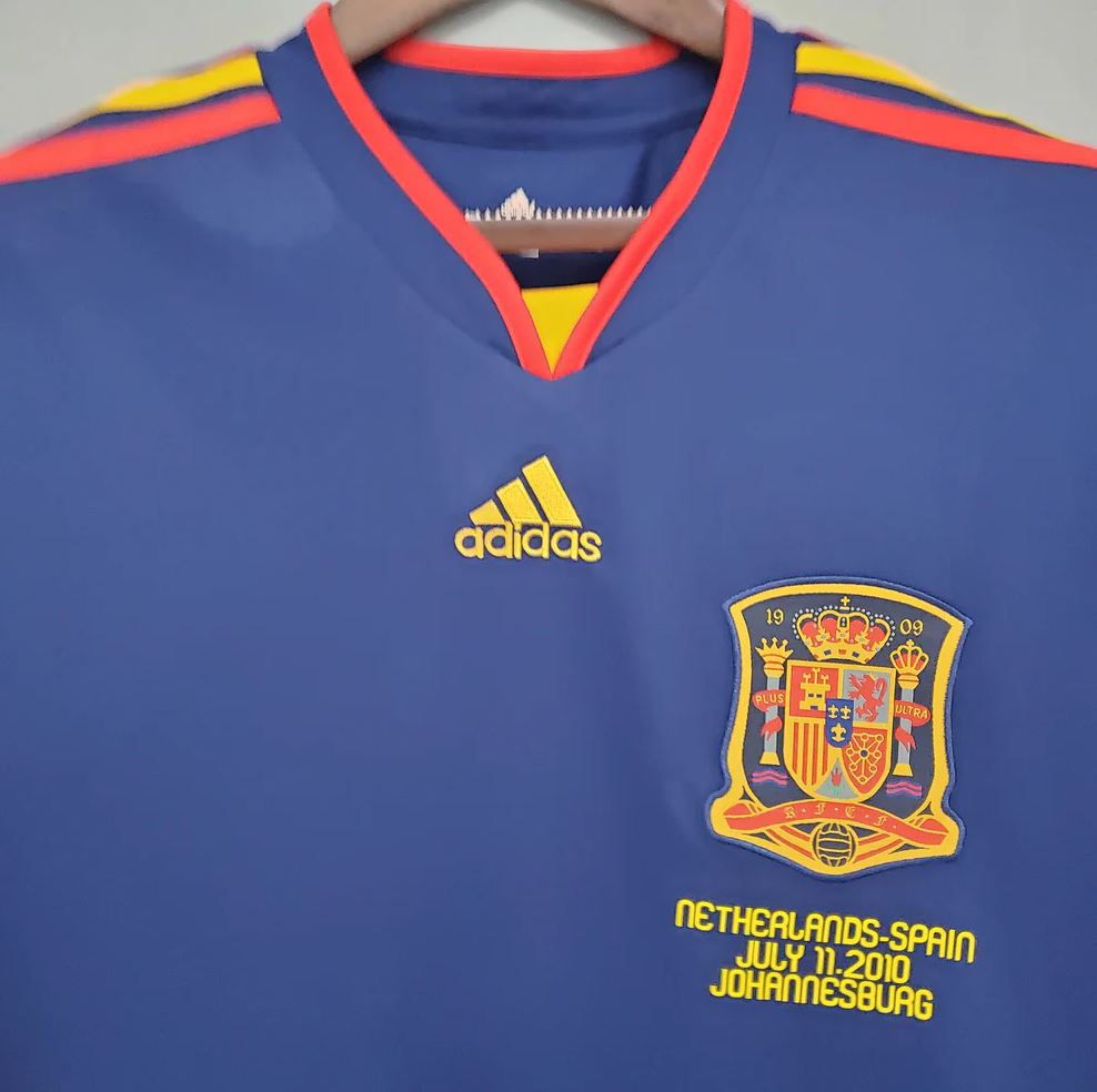 Camiseta segunda equipación de la selección de España Retro 2010