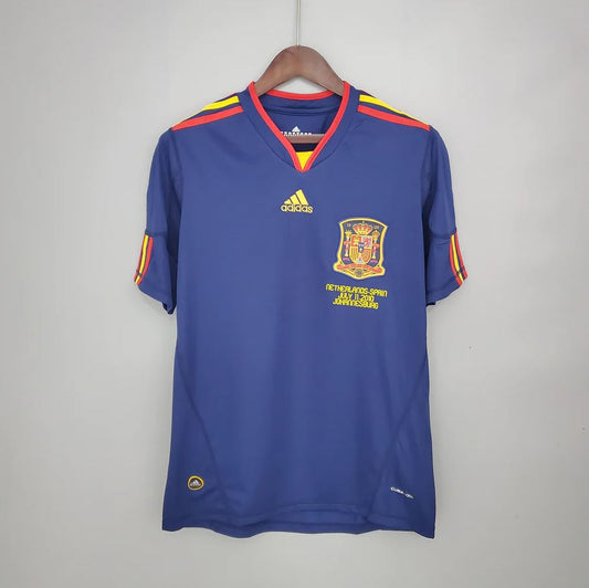 Camiseta segunda equipación de la selección de España Retro 2010