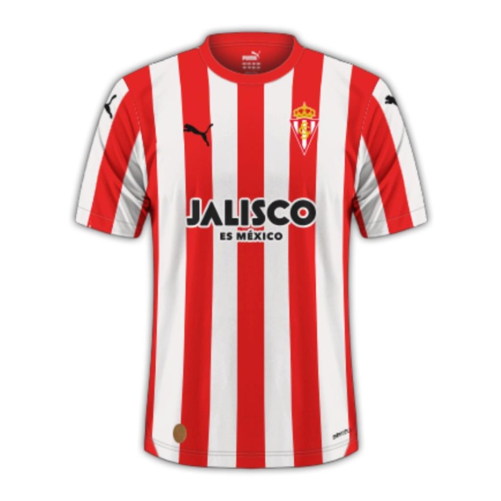 Camiseta primera equipación Sporting de Gijón 2023-24