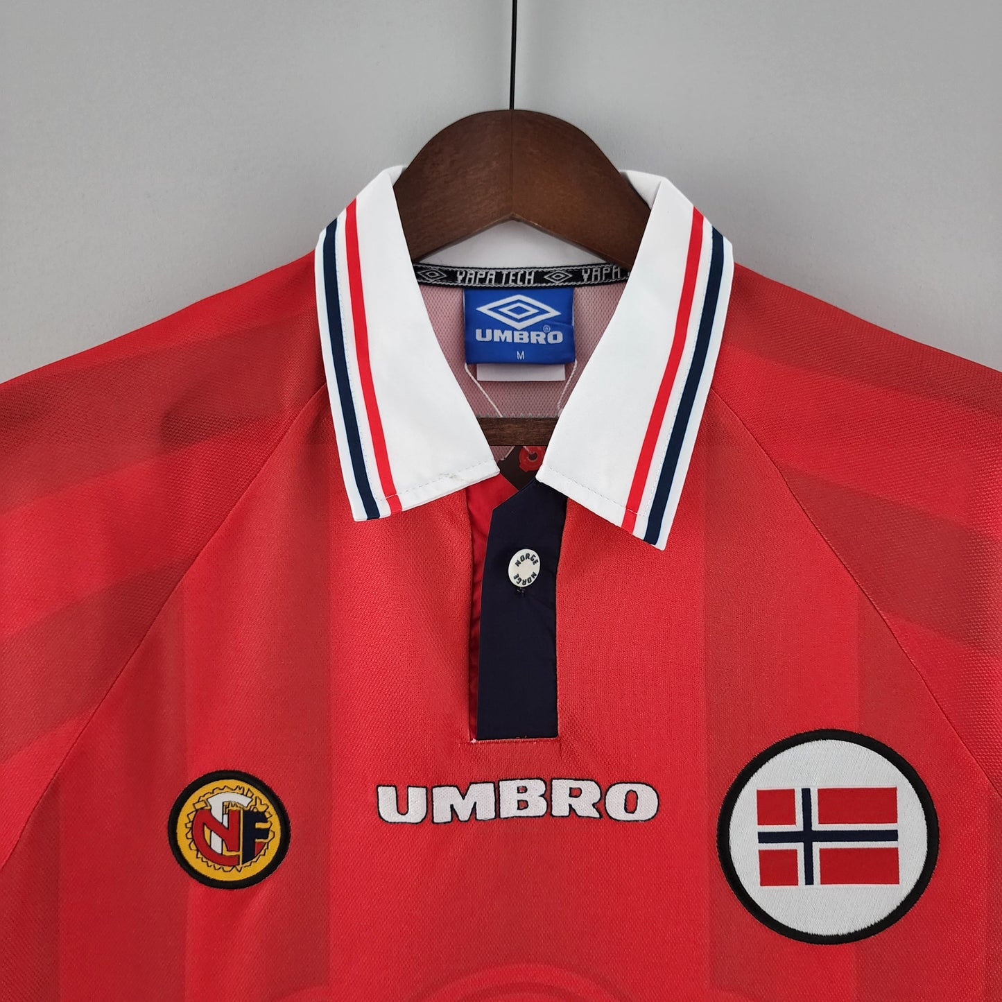 Camiseta de la selección de Noruega Retro 1998