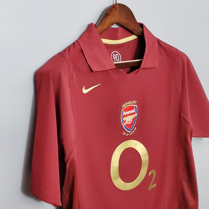 Camiseta del Arsenal Retro 2005-06