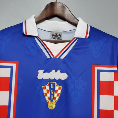 Camiseta segunda equipación de la selección de Croacia Retro 1998