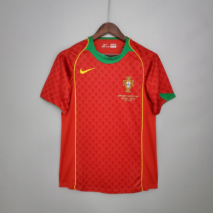 Camiseta de la selección de Portugal Retro 2004