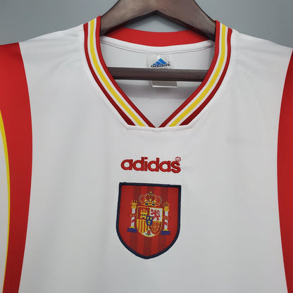 Camiseta segunda equipación de la selección de España Retro 1996