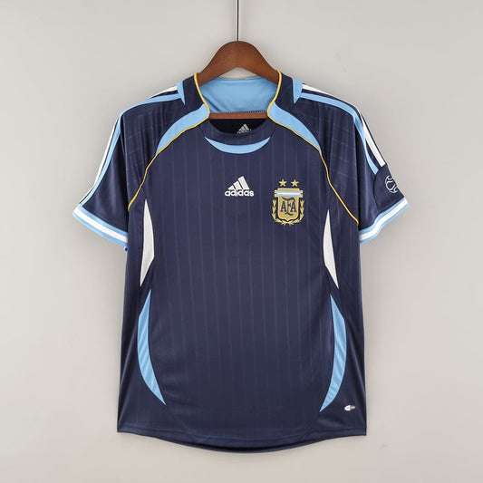 Camiseta segunda equipación de la selección Argentina Retro 2006