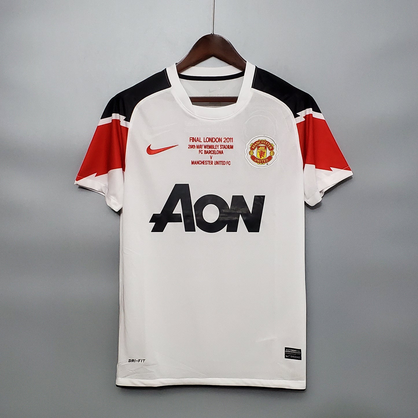 Camiseta segunda equipación del Manchester United Retro 2010-11