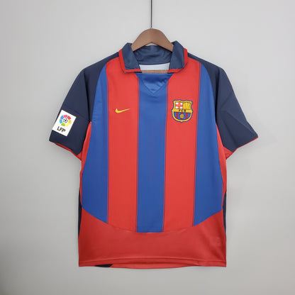 Camiseta del Barcelona Retro 2003-04