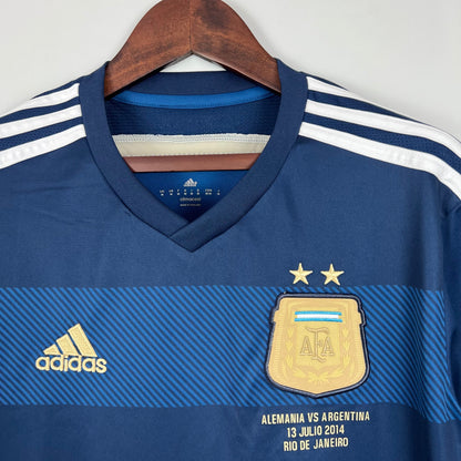 Camiseta segunda equipación de la selección Argentina Retro 2014