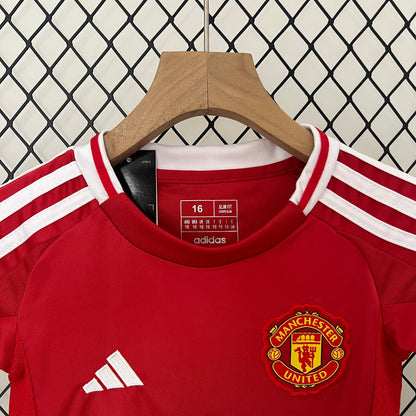 Camiseta para niños primera equipación Manchester United 2024-25