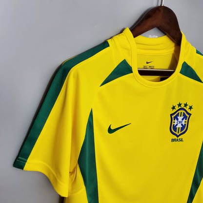 Camiseta de la selección de Brasil Retro 2002