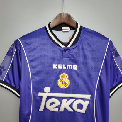 Camiseta segunda equipación del Real Madrid Retro 1997-98