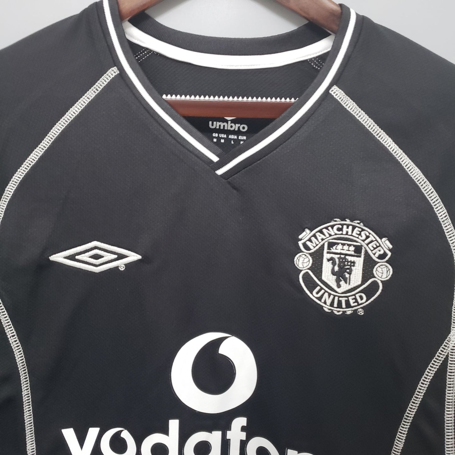 Camiseta segunda equipación del Manchester United Retro 2001-02