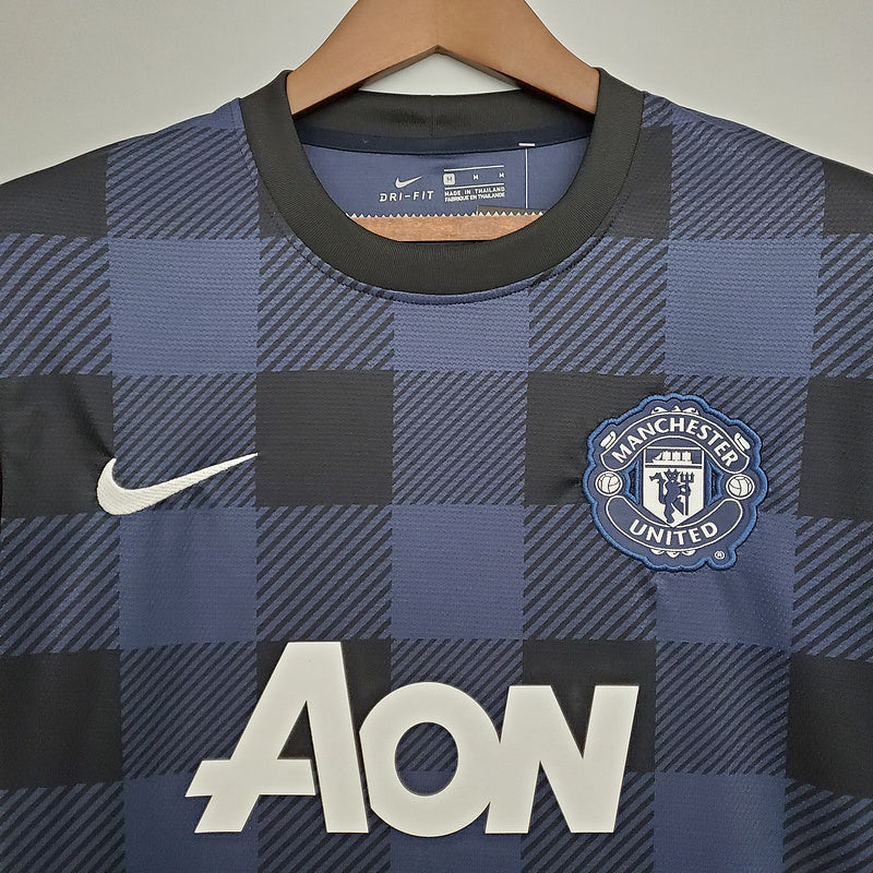 Camiseta segunda equipación del Manchester United Retro 2013-14